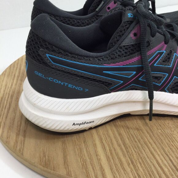 Asics Womens Gel-Contend7 Running Sneaker Shoes Graphite Grey/Aqua Size 7 US - Picture 4 of 13